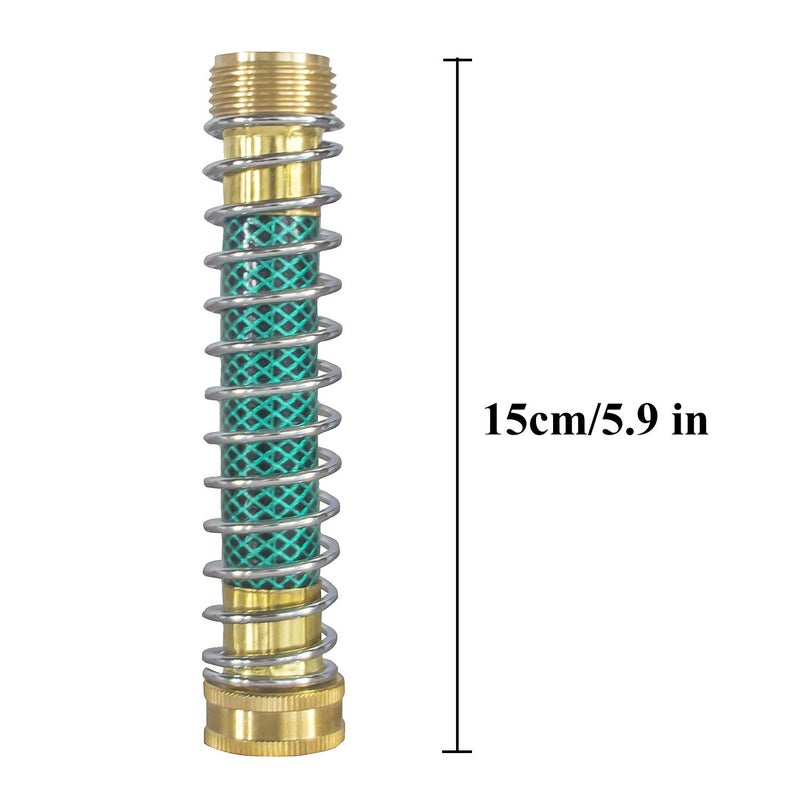 Hourleey Garden Hose Protector, Hose Extension Adapter with Coil Spring, 2 Pack - Image 3
